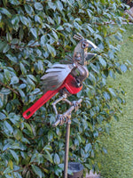 Parrot Yard Art with Garden Stake, Garden Decor, Housewarming Gift for Her