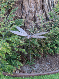 Dragonfly Yard Art with Garden Stake, Garden Decor, Housewarming Gift for Her