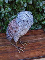 Metal Owl Statue, Owl Yard Art, Owl Home Decor, Owl Decoration for Home, Metal Owl Sculpture, Owl Figurine Home Decor