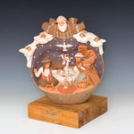 Holy Trinity - One Piece Fine Ceramic Nativity, Christmas Ornament, Housewarming Gift for Her