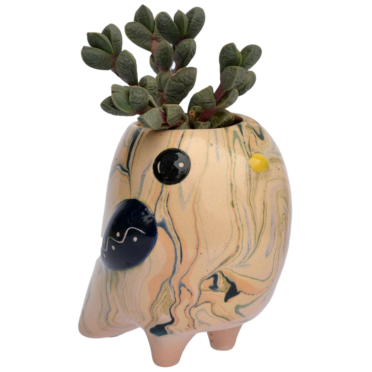 Bird Succulent Planters, Ceramic Bird Pottery, Bird Indoor Windowsill Planter, Cute Bird Succulent Planter Box, Herb Planters, Small