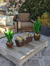 Agave Cactus Yard Art, Metal Agave Garden Decor for Yard or Home, Hand Crafted Lifelike Agave Plant, Mexican Art Cactus Decor in Green