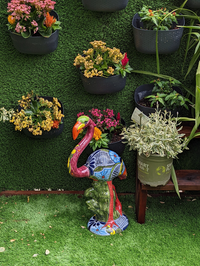 Flamingo Garden Decor & Yard Art, Talavera Pottery, Home Decor, Porch Decor, Outdoor Decoration (Order, Get Pics, Choose Your Favorite)