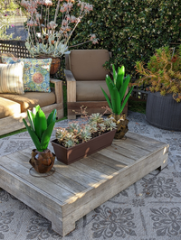 Agave Cactus Yard Art, Metal Agave Garden Decor for Yard or Home, Hand Crafted Lifelike Agave Plant, Mexican Art Cactus Decor in Green