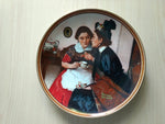 Norman Rockwell Collector Plate "Gossiping in the Alcove"; Rockwell's Rediscovered Women Collection 1983