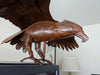 Golden Eagle Home Decor, American Eagle Yard Art, Metal Golden Eagle Statue, Eagle Home Decor, Office Decor, Eagle Art, Birdwatcher Gift