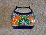 Talavera Planter, Ceramic Owl Mexican Flower Pot, Colorful Owl Gifts, Indoor or Outdoor Owl Decorations, Large Owl Pot