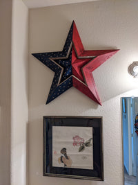 Patriotic Star Wall Decor, 70 Decorative Stars American Star Decor, Star Home Decor, Barn Star Decor