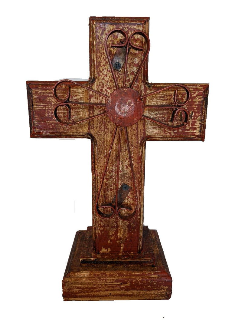 Cross, Wooden Cross Wall Decor, Cross Wall Art, Large Cross Decor, Cross Decorations, Wooden Religious Cross, Brown