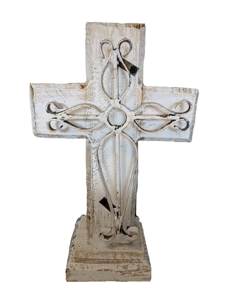 Cross, Wooden Cross Wall Decor, Cross Wall Art, Large Cross Decor, Cross Decorations, Wooden Religious Cross, White