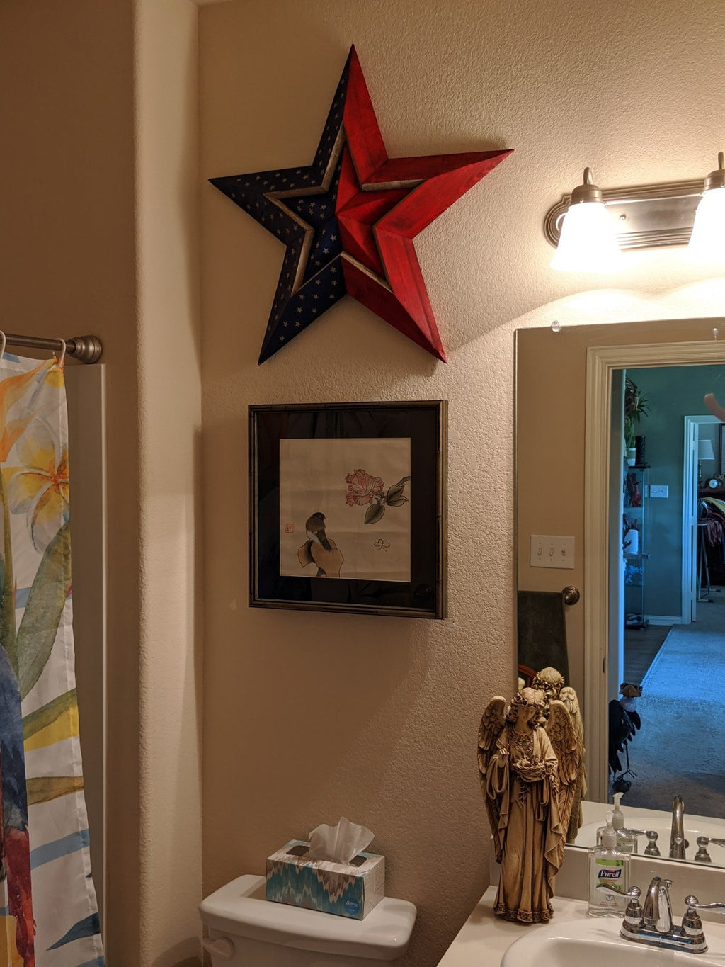 Patriotic Star Wall Decor, 70 Decorative Stars American Star Decor, Star Home Decor, Barn Star Decor