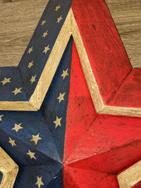 Patriotic Star Wall Decor, 70 Decorative Stars American Star Decor, Star Home Decor, Barn Star Decor