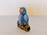 Owl de Oaxaca, Owl Gifts for Women, Owl Figurine, Owl Decoration, Owl Decor, Owl Statue, Owl Home Decor, Handmade Owl Art
