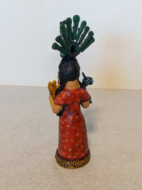 Handmade Folk Art Alebrije Vendor, Woman Figurine, Ceramic Figurine, Women Statue, Mexican Folk Art, Oaxacan Art, Original Collectible