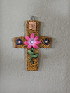 Handmade Cross, Cross Wall Decor, Cross Wall Art, Large Cross Decor, Cross Decorations, Religious Cross, Pink