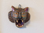 Wall Art Home Decor, Mexican Folk Art, Jaguar Figurine Statue, Animal Art, Clay Pottery Original by Jose Juan Aguilar of Oaxaca, Mexico