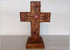 Cross, Wooden Cross Wall Decor, Cross Wall Art, Large Cross Decor, Cross Decorations, Wooden Religious Cross, Brown