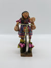 Oaxacan Woman On Bicycle, Vendor, Woman Figurine/statue, Ceramic Figurine, Mexican Folk Art, Oaxacan Art, Handmade Original Collectible