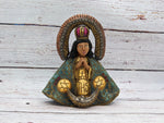 Praying Woman, Home Decor, Handmade Folk Art, Woman Figurine Statue, Clay Pottery Original Art from Oaxaca, Mexico by Jose Juan Aguilar