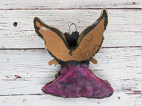 Christmas Tree Ornament, Angel Christmas Decorations, Angel Ornament Home Decor, Original Handmade Angel Art from Oaxaca Mexico