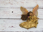 Christmas Tree Ornament, Angel Christmas Decorations, Angel Ornament Home Decor, Original Handmade Angel Art from Oaxaca Mexico