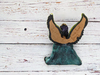 Christmas Tree Ornament, Angel with Saxophone Christmas Decorations, Angel Ornament Home Decor, Original Handmade Angel Art de Oaxaca Mexico