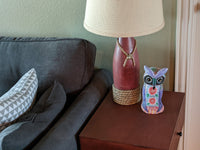 Owl Alebrije Figurine, Handmade Home Decor, Folk Art from Oaxaca Mexico, Original Wood Sculpture, Carved Animals, Unique Gifts, Owl Statue
