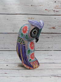 Owl Alebrije Figurine, Handmade Home Decor, Folk Art from Oaxaca Mexico, Original Wood Sculpture, Carved Animals, Unique Gifts, Owl Statue