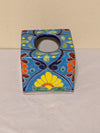 Tissue Box Cover Square, Tissue Box Holder, Kleenex Holder, Ceramic Tissue Box Cover, Talavera Pottery, Mexico
