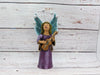 Christmas Decorations, Angel with Guitar, Christmas Angel Home Decor, Handmade Angel Art from Oaxaca Mexico, Original Sculpture