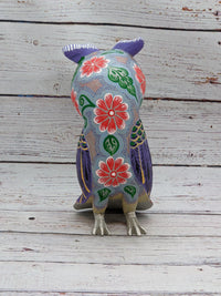 Owl Alebrije Figurine, Handmade Home Decor, Folk Art from Oaxaca Mexico, Original Wood Sculpture, Carved Animals, Unique Gifts, Owl Statue