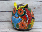 Owl Flower Pot, Talavera Ceramic Planter, Handmade  Pottery, Outdoor Garden Decor, Indoor Planter Home Decor, Cute Owl Gifts,