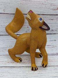 Dog Alebrije, Oaxaca Mexico Folk Art, Handmade Home Decor, Original Wood Sculpture, Carved Animal, Unique Gift, Genuine Original