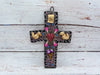 Handmade Christian Cross Wall Art, Mexico Folk Art, Cross Wall Decor, Cross Home Decor, Cross Decorations, Religious Cross