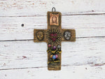 Handmade Cross, Christian Cross Wall Decor, Mexico Wall Art, Cross Home Decor, Cross Decorations, Religious Cross