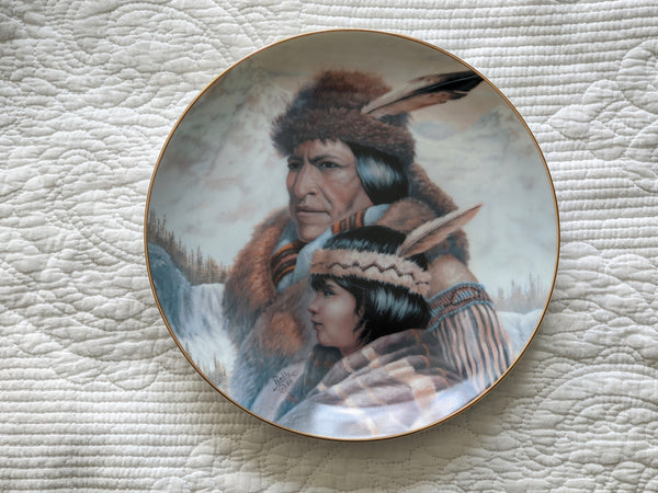 Collector Plate, Vintage “The NezPerce Nation” 1987 by Perillo
