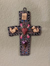 Handmade Christian Cross Wall Art, Mexico Folk Art, Cross Wall Decor, Cross Home Decor, Cross Decorations, Religious Cross