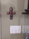 Handmade Christian Cross Wall Art, Mexico Folk Art, Cross Wall Decor, Cross Home Decor, Cross Decorations, Religious Cross