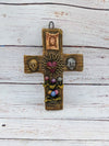 Handmade Cross, Christian Cross Wall Decor, Mexico Wall Art, Cross Home Decor, Cross Decorations, Religious Cross