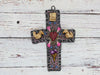 Handmade Christian Cross Wall Art, Mexico Folk Art, Cross Wall Decor, Cross Home Decor, Cross Decorations, Religious Cross