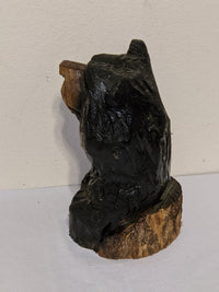 Bear Statue, Black Bear Wall Art, Bear Decor, Chainsaw Art, Carved Bear Statue, Bear Decorations, Bear Figurines, Outdoor Garden Statue