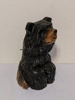 Bear Statue, Black Bear Wall Art, Bear Decor, Chainsaw Art, Carved Bear Statue, Bear Decorations, Bear Figurines, Outdoor Garden Statue