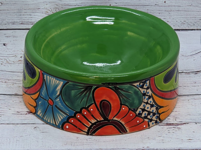 Dog Dishes, Dog Bowl Ceramic, Talavera Pottery, Small Dog Food Bowls, Pet Bowls, Hand Painted Dog Lover Gifts