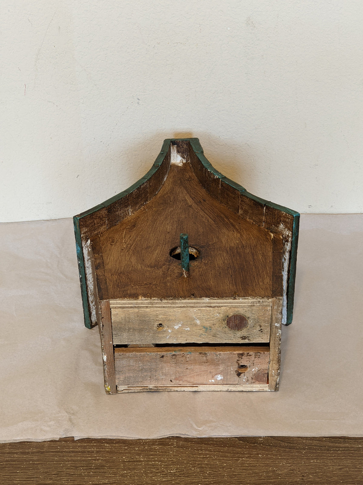 Wooden Birdhouse, Asian Style Roof, Outdoor or Indoor Decor, Decorative Birdhouse Decor, Handmade in Mexico, Unique