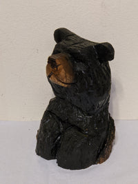 Bear Statue, Black Bear Wall Art, Bear Decor, Chainsaw Art, Carved Bear Statue, Bear Decorations, Bear Figurines, Outdoor Garden Statue