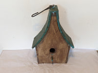 Wooden Birdhouse, Asian Style Roof, Outdoor or Indoor Decor, Decorative Birdhouse Decor, Handmade in Mexico, Unique