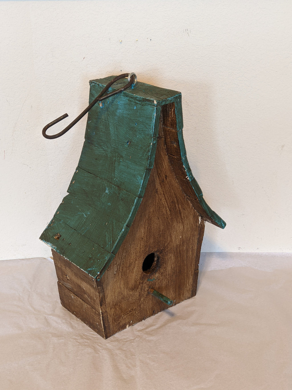 Wooden Birdhouse, Asian Style Roof, Outdoor or Indoor Decor, Decorative Birdhouse Decor, Handmade in Mexico, Unique