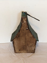 Wooden Birdhouse, Asian Style Roof, Outdoor or Indoor Decor, Decorative Birdhouse Decor, Handmade in Mexico, Unique