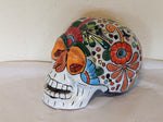 Skull Decor, Talavera Pottery, Skull Decorations, Halloween Party Decor, Skull Art, Ceramic Skull, Decorative Skull Head, Large Size