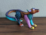 Fusion Alebrije Figurine, Handmade Home Decor, Folk Art from Oaxaca Mexico, Original Wood Sculpture, Unique Fusion Statue Gift